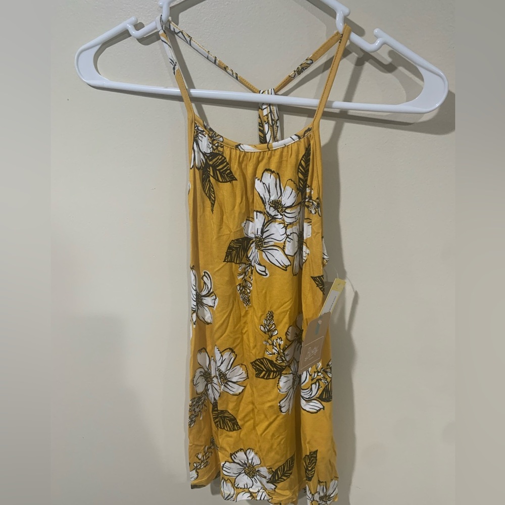 Girls strappy swing tank